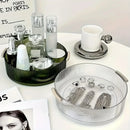 Axyaa Rotating Perfume & Makeup Organizer for Cosmetic Desktop Storage and Display