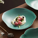 Axyaa Retro Ceramic Dinner Plate Set