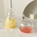 Axyaa Apple Cocktail Glasses Cup Set - Clear Glass for Bar Gathering Party