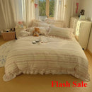 Axyaa Spring Flowers Princess Bedding Set: Duvet Cover, Sheet, Pillowcases