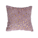 Axyaa Christmas Foil Print Cushion Cover with Snowflake Elk Design