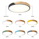 Axya LED Ceiling Lamp: Nordic Modern Colorful Round Fixture for Living Room, Bedroom, Office