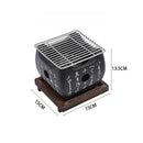 Axyaa Portable BBQ Grill: Japanese Barbecue Stove Charcoal Grill Set