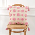 Axyaa Bohemian Tufted Nordic Pillow Cover for Home Decor 45x45 - Living Room, Sofa, Car