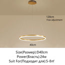 Axyaa Modern LED Pendant Chandelier for Living Room Restaurant Bedroom Lighting