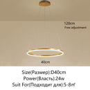Axyaa Modern LED Pendant Chandelier for Living Room Restaurant Bedroom Lighting