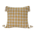 Axyaa Jacquard Tassel Throw Pillowcase for Home Decor