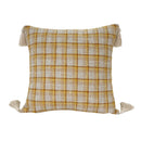 Axyaa Jacquard Tassel Throw Pillowcase for Home Decor