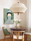 Wabi Sabi Wood Pendant Lamp by Axyaa - Chic Hanging Chandelier for Any Room