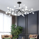Axyaa Luxury Firefly Chandeliers: Modern Petal LED Pendant Lights for Home Indoor Lighting