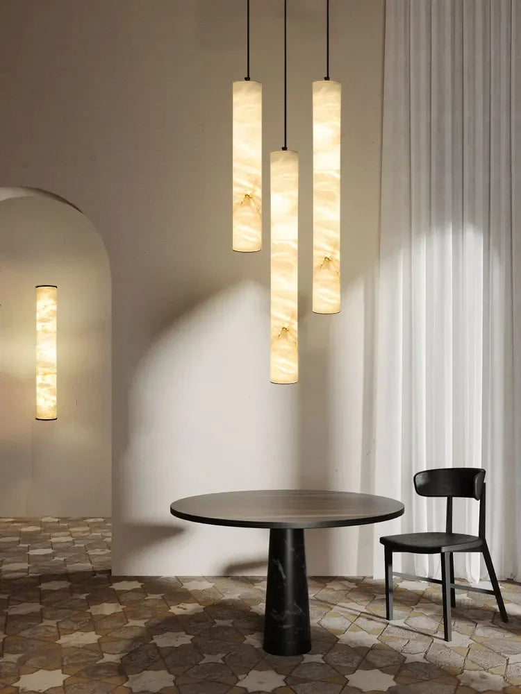 Luxury Marble Pendant Lights by Axyaa: Elegant Chandeliers for Home Decor