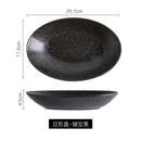 Axyaa Japanese Ceramic Sushi & Fish Plate Set for Hotel & Restaurant