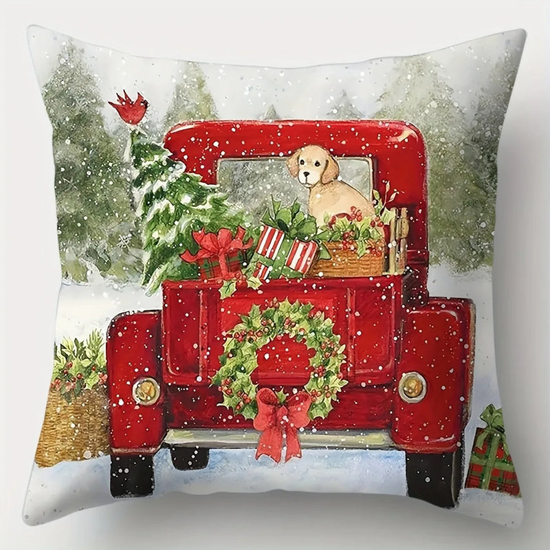 Axyaa Christmas Tree Pillowcase for Home Decor and Gifting
