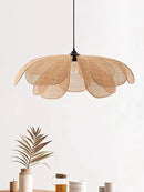 Axyaa Handmade Rattan Chandelier Pendant Light - Japanese Wabi Sabi Style