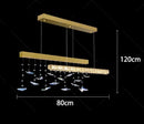 Axyaa Crystal Chandelier Stair Pendant Living Room Lighting Interior Pendant Lights