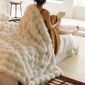 Axyaa Luxury Tuscan Fur Winter Blanket - Super Comfortable & High-end Warmth