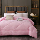 Axyaa Winter Quilt Double Size Bed Blanket - Thick & Soft Solid Color Comforter