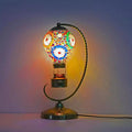 Axyaa Handcrafted Mosaic Hot Air Balloon Table Lamp Glass Bed Night Light