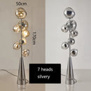 Axyaa LED Floor Lamp, Remote Control Dimming, Modern Minimalist Nordic Ins Style