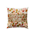 Axyaa Red Leaf Elk Harvest Pillow Cover for Autumn Home Decor