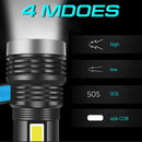 Axya Rechargeable LED Work Light: Waterproof, Super Bright Torch & Lantern