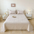 Axyaa Quilted Leaf Bedspread Set, 4-Season Blanket, 230*240 Dimensions