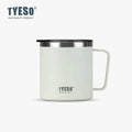 Axyaa Stainless Steel Coffee Mug with Visual Lid - Minimalist Design & Portable