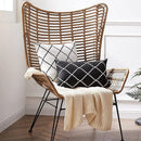Velvet Geometric Cushion Cover for Sofa Nordic Decor by Axyaa