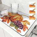 Axyaa Diatom Kitchen Tableware Draining Mats - Thanksgiving Absorbent Bowls Pad