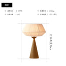Axyaa Minimalist Solid Wood Table Lamp for Home Decor