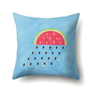 Axyaa Fruits Pattern Cushion Cover 45x45cm for Sofa Bed Living Room
