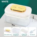 Axyaa Quick-Freeze Ice Cube Tray Storage Box for Instant Release, Kitchen Ice Maker