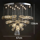 Axyaa Nordic Dining Room Pendant Ceiling Light Chandelier for Living Room
