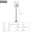 Axyaa Wooden Art LED Floor Lamp - Modern Minimalist High-end Lighting