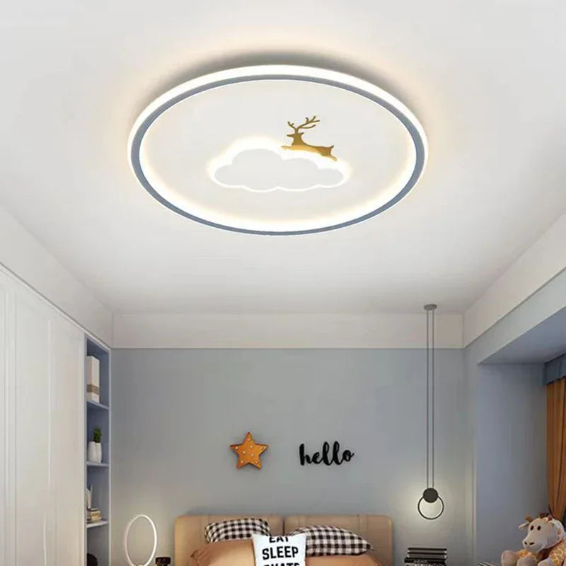 Axya Kids LED Ceiling Light: Modern Chandelier for Bedroom, Living Room, Study & More