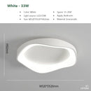 Axyaa Modern LED Ceiling Lights - Cream Black White Grey Wooden Flower Shape