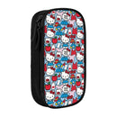 Axyaa Hello Kitty Pencil Case: Large Storage Pencil Pouch for Students