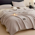 Axyaa Plush Flannel Queen Size Blanket for Sofa Bed All-Season Warmth