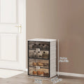 Axyaa Shoe Cabinet: Large Space-Saving Shoe Rack for Sneakers/Boots, Collapsible Organizer