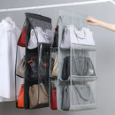 Axyaa 6-Pocket Hanging Storage Bags: Wardrobe Organizer for Dust-proof Closet Organization
