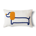 Embroidered Dog Pillowcase by Axyaa: Modern & Cute Sofa Decor
