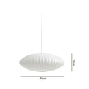 Modern Silk Bubble Pendant Chandelier by Axyaa for Dining Living Room Kitchen Island Bedroom