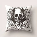 Skull Polyester Pillowcase 45X45CM Axyaa Home Decor Cushion Cover Square Sofa Decor