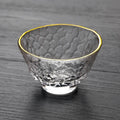 Axyaa 80ml Heat Resistant Tea Cup Vertical Texture Sake Tasting Glass