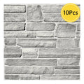 Axyaa Faux Stone Wall Panels: Self-adhesive Tile Stickers, Water & Mold Resistant