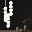 Nordic Spiral Ball Pendant Lamp by Axyaa: Modern LED Lighting for Home Decor