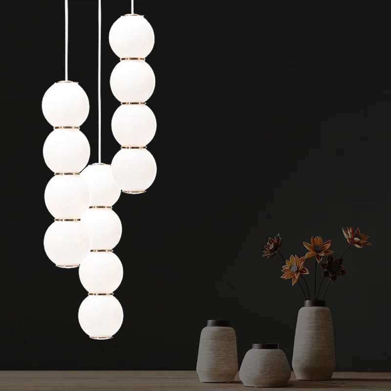 Nordic Spiral Ball Pendant Lamp by Axyaa: Modern LED Lighting for Home Decor