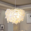 Axyaa Nordic Leaf Pendant Light: Minimalist Designer Feather Lamp for Bedroom, Living Room, or Clothing Store