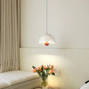 Axyaa LED Cream Pendant Light Modern Indoor Chandelier Dining Room Decor