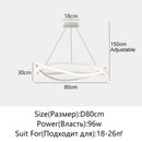 Axyaa LED Chandelier Ring for Home Ceiling Decor Lighting Fixtures